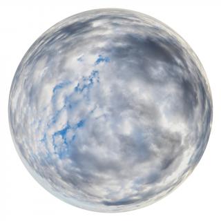 16K clouded skydome HDRi panorama